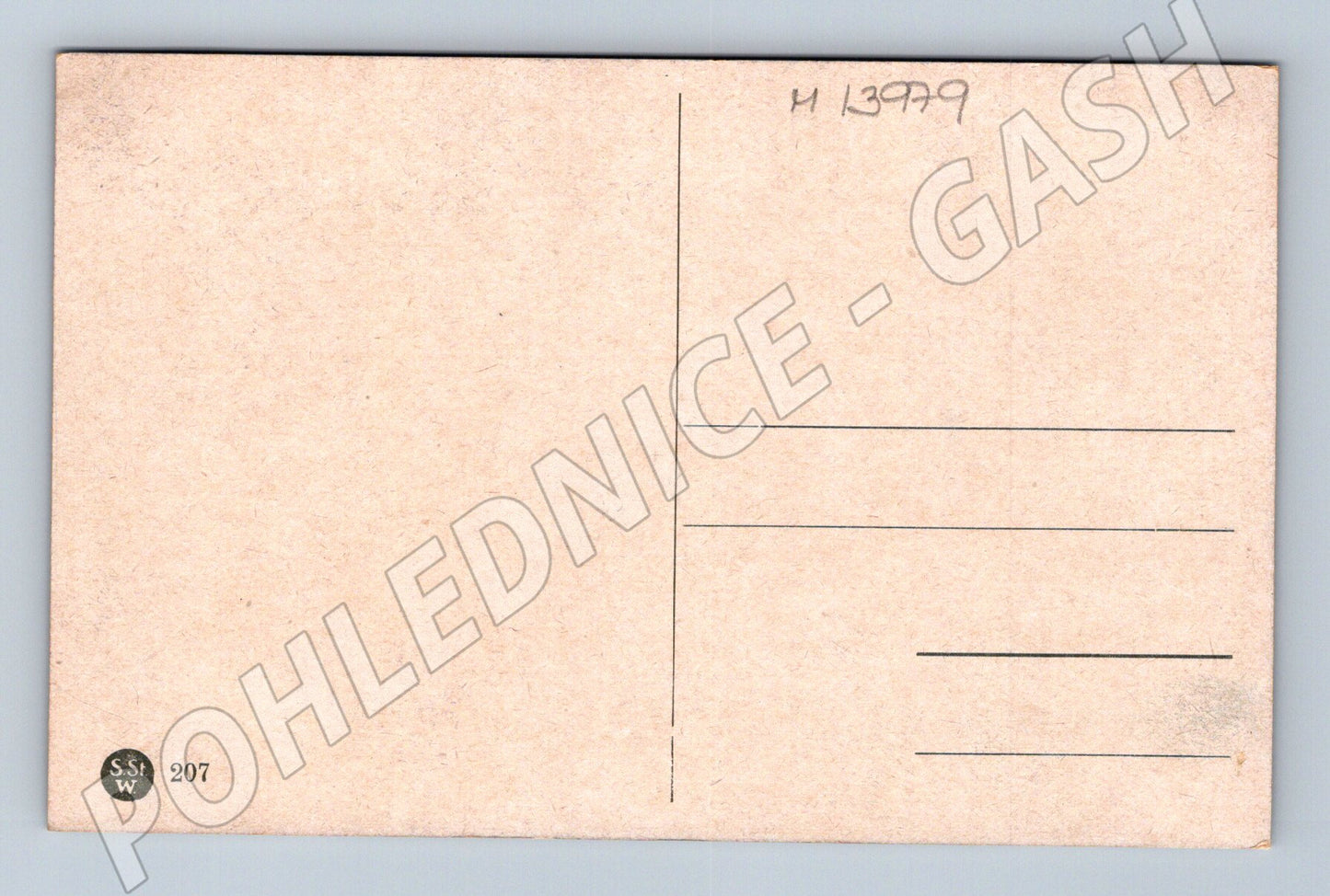 Pohlednice Horský zámek – malba S.St.W 207 (M13979)