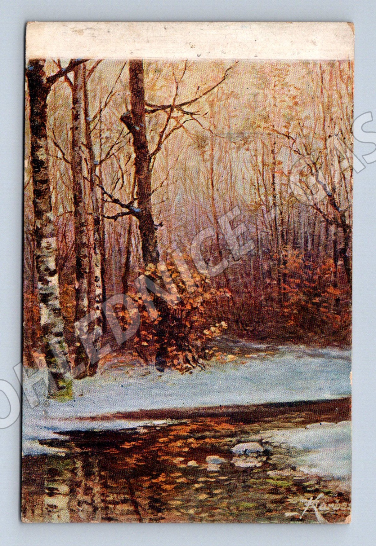 Pohlednice Pavel Körber – podzimní krajina (M13986)
