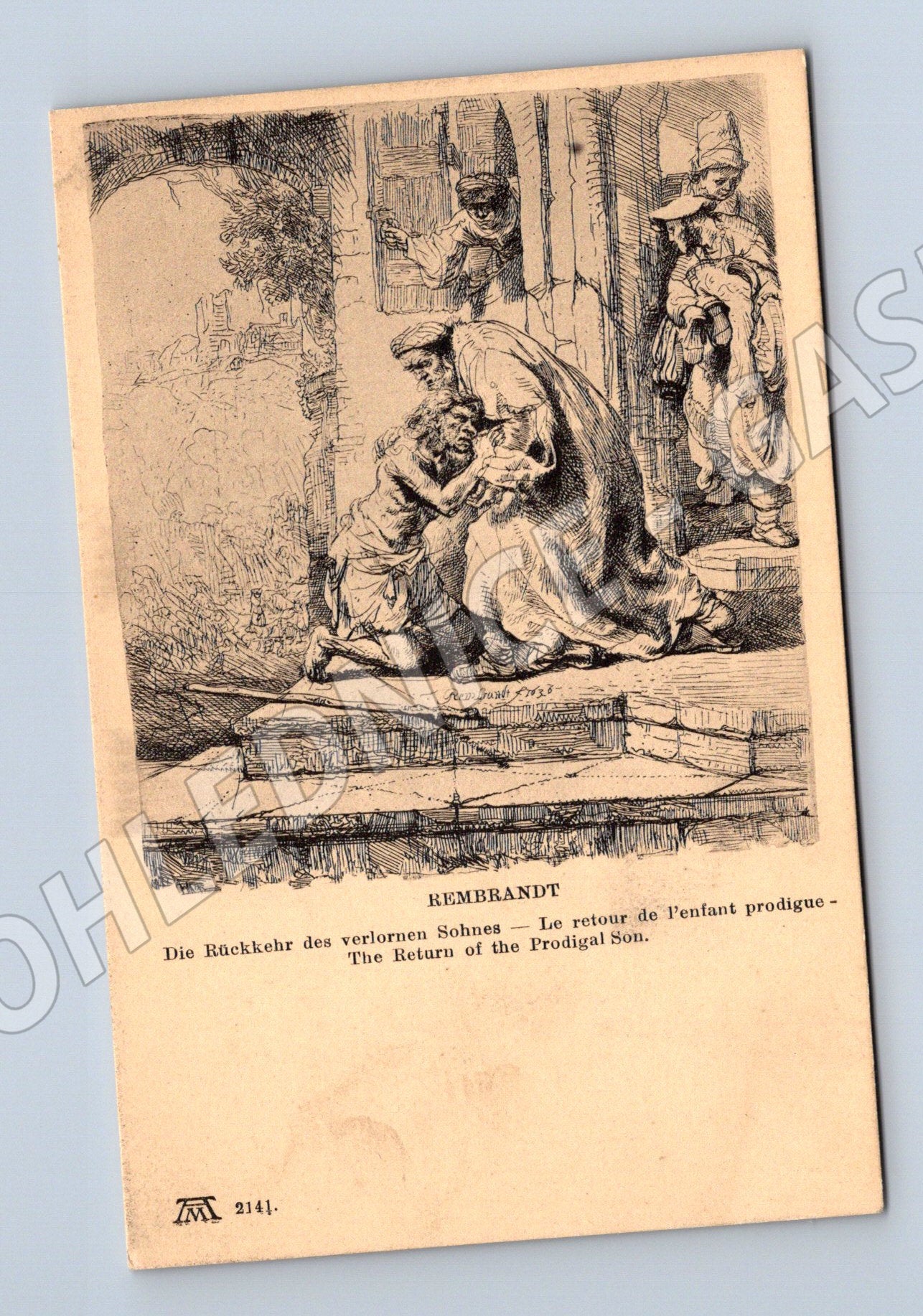 Pohlednice Rembrandt Návrat ztraceného syna (M13991)