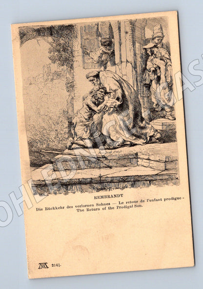 Pohlednice Rembrandt Návrat ztraceného syna (M13991)