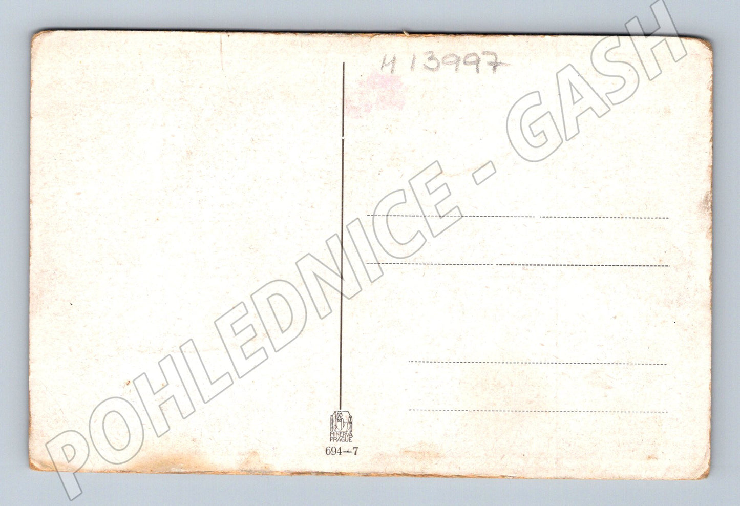 Pohlednice Česká chalupa Minerva Praha (M13997)