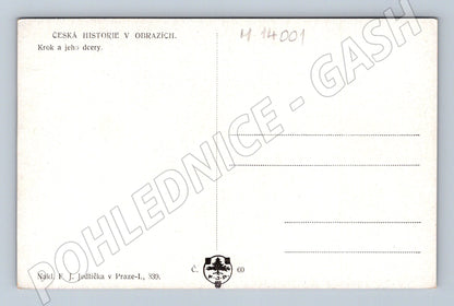 Pohlednice Krok a jeho dcery etnografie (M14001)