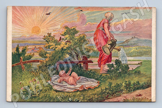Pohlednice Josef Mánes – Skřivánek, umělecká (M14005)