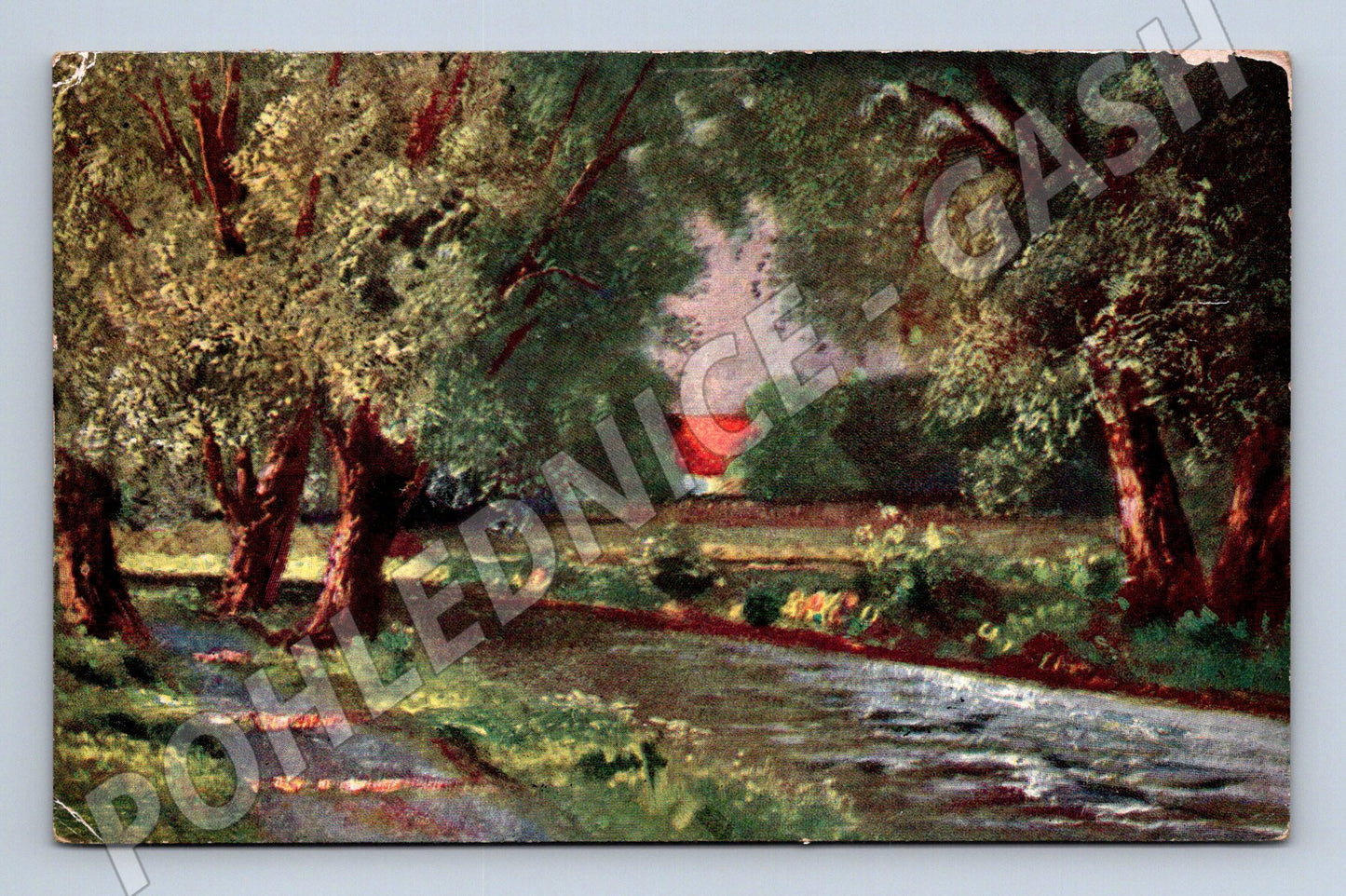 Pohlednice Malovaná krajina 1909, Rakousko-Uhersko (M14006)