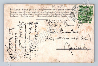 Pohlednice Malovaná krajina 1909, Rakousko-Uhersko (M14006)
