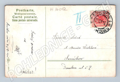 Pohlednice Podzimní krajina – malířský motiv (M14012)