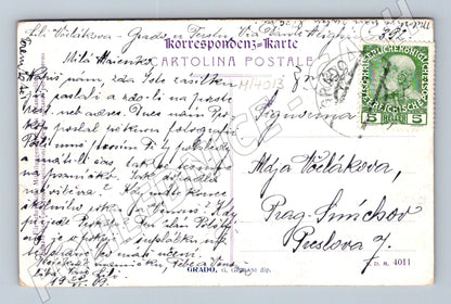 Pohlednice Dvůr – historický motiv 1908 (M14013)