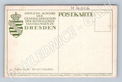 Pohlednice Palma Vecchio – Tři sestry (M14026)