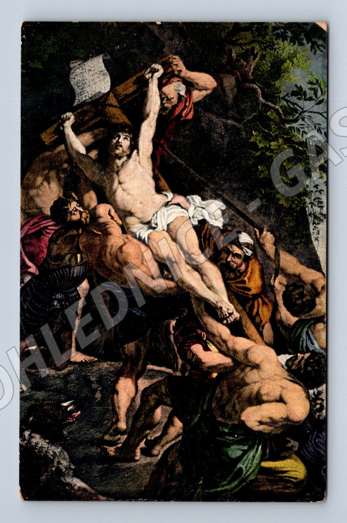 Pohlednice Rubens – Ukřižování Krista (M14027)