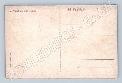 Pohlednice V. Vysekal – Quo vadis?, umění (M14044)