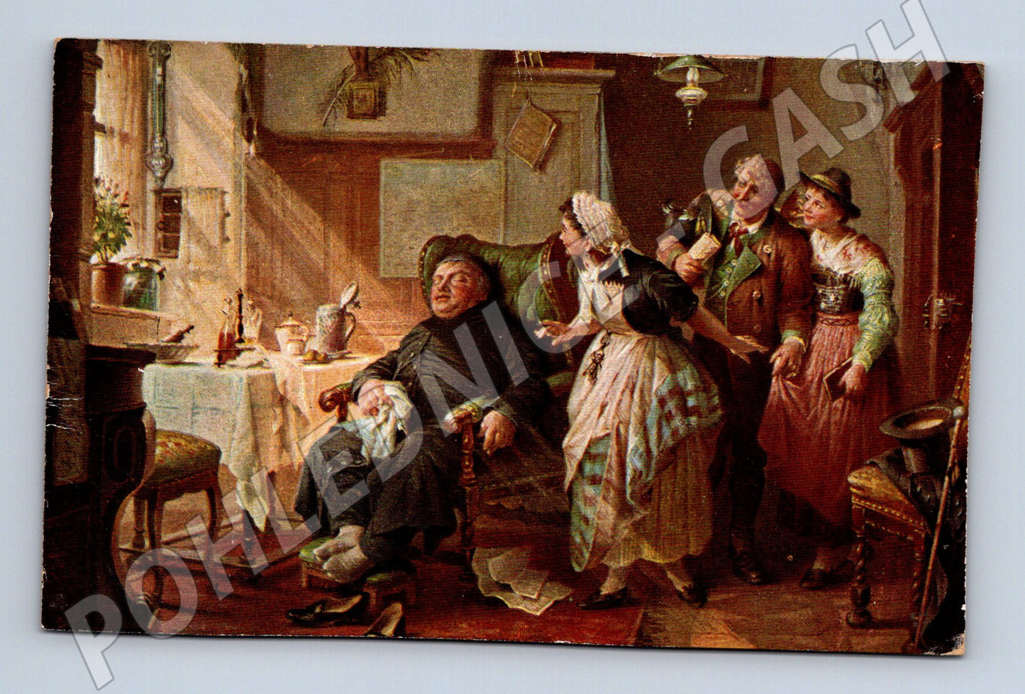 Pohlednice Hochwürden schläft – P. Baumgartner (M14045)