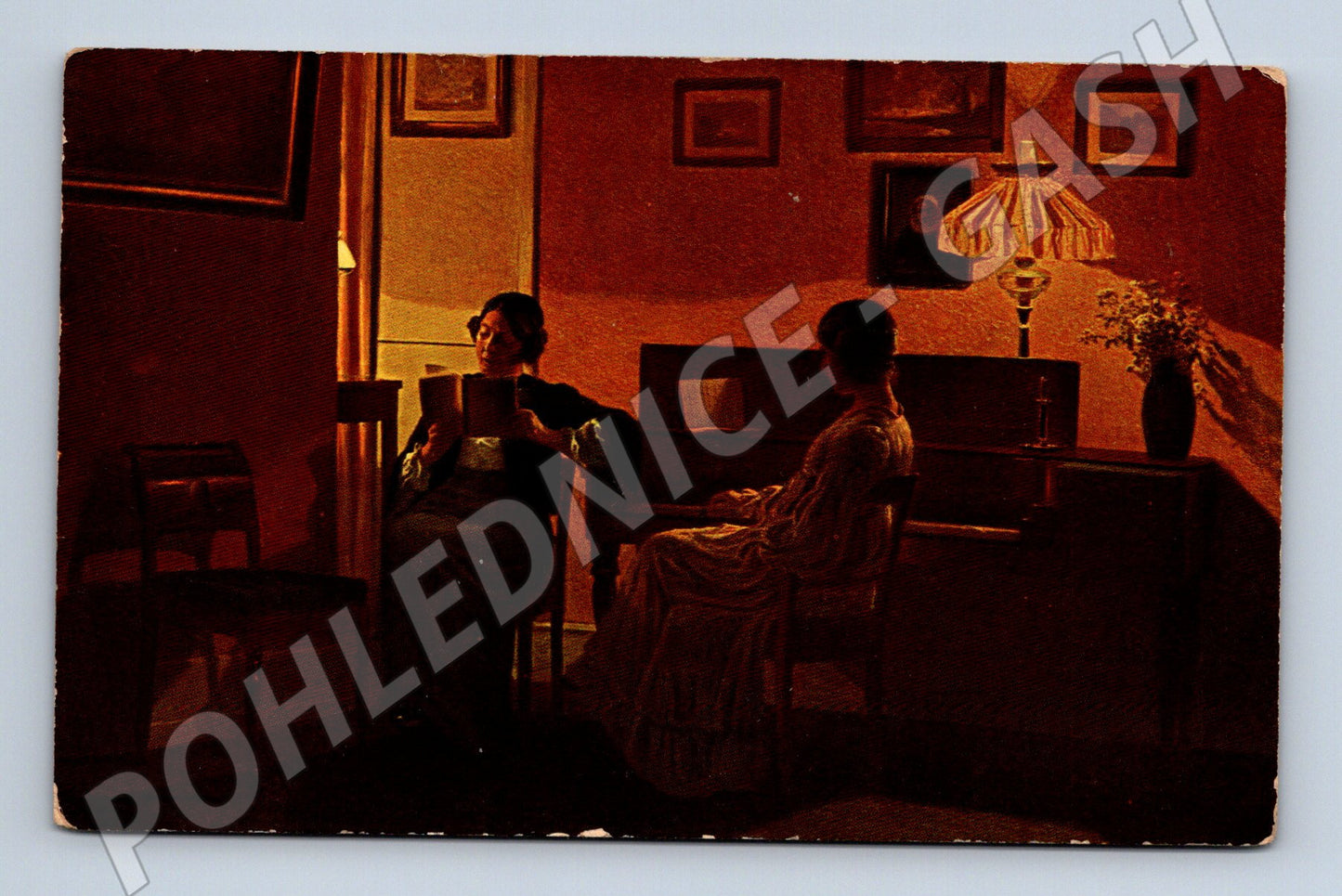Pohlednice Alfred Broge – In the old home (M14046)