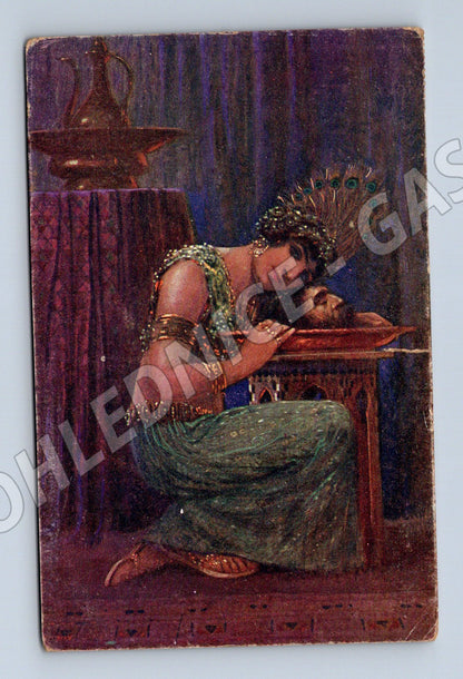 Pohlednice Salome – secesní orientální malba (M14047)