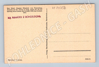 Pohlednice Klášter Bohosudov – řeholnice (M14054)