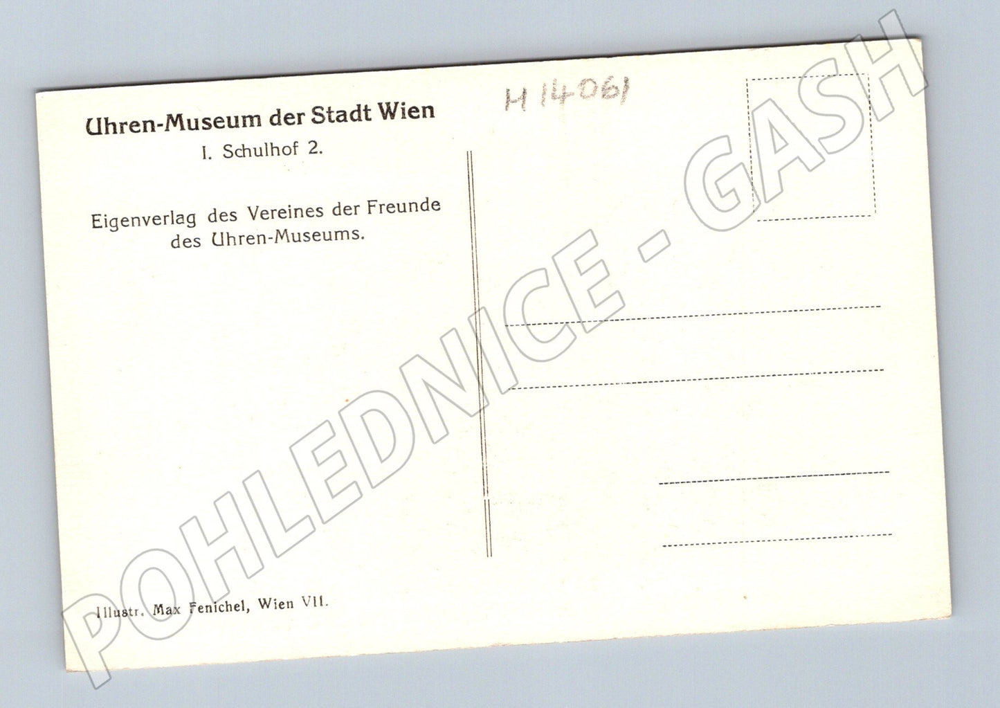 Pohlednice Wien Uhren-Museum historické hodiny (M14061)