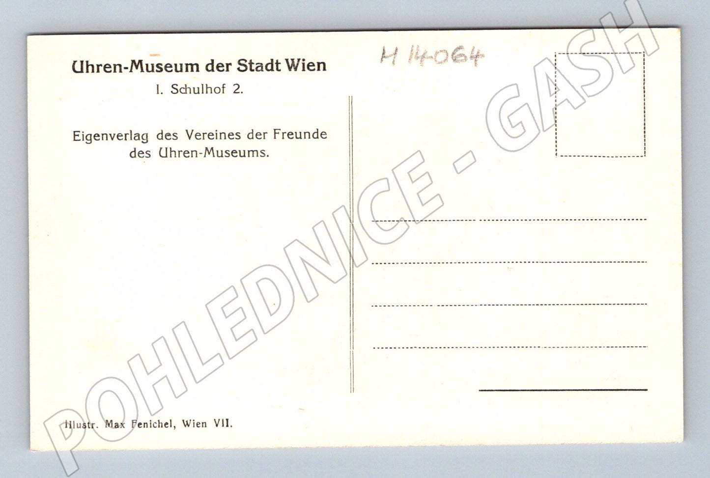 Pohlednice Uhren-Museum Wien historické hodiny (M14064)