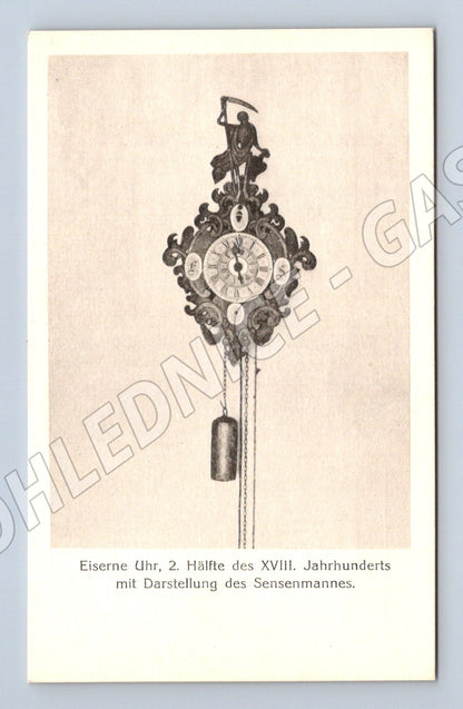 Pohlednice Uhren-Museum Wien historické hodiny 17. stol. (M14066)