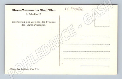 Pohlednice Uhren-Museum Wien historické hodiny 17. stol. (M14066)