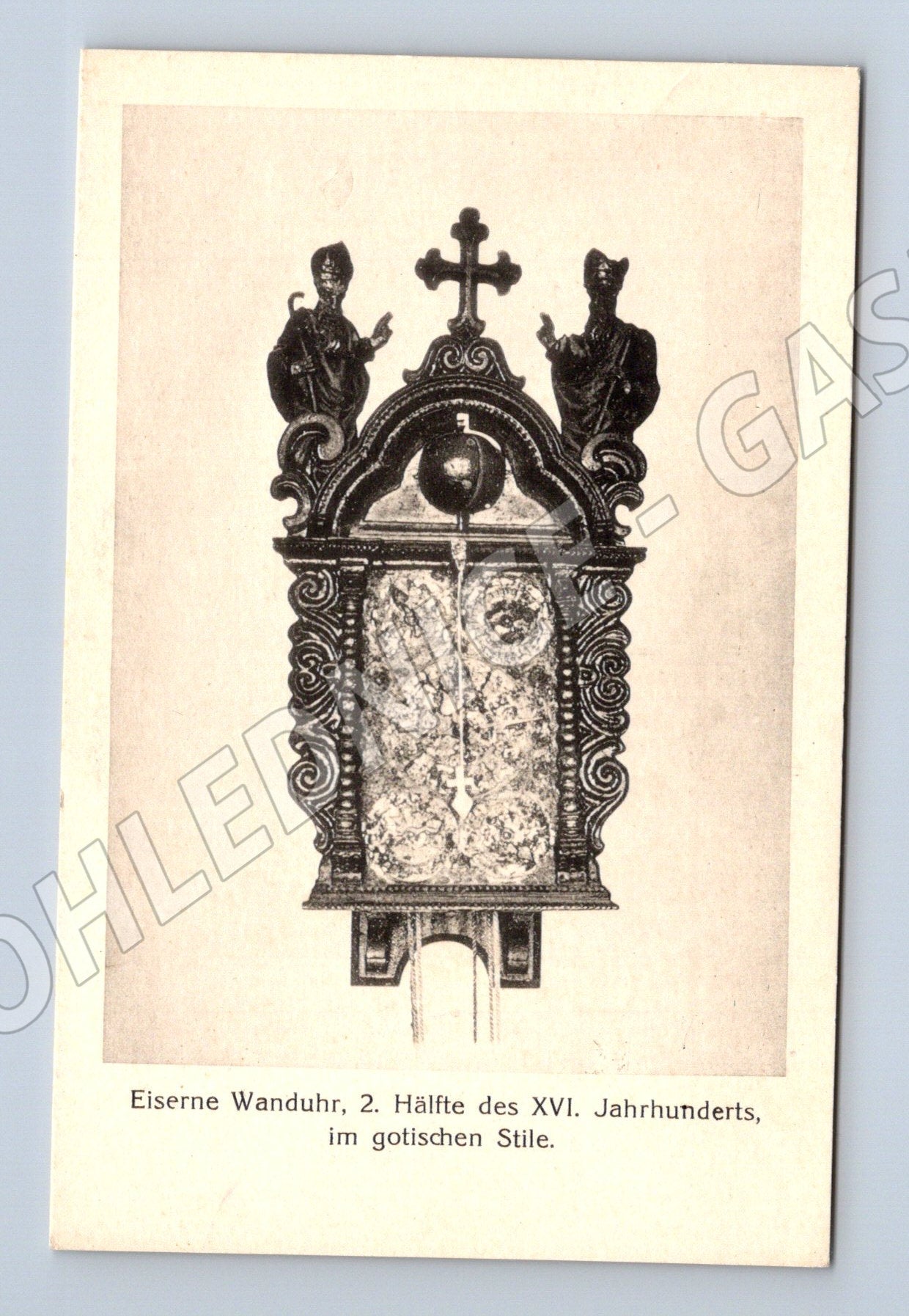 Pohlednice Železné hodiny, gotický styl (M14068)