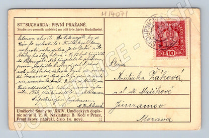 Pohlednice První Pražané památník St. Suchardy (M14071)
