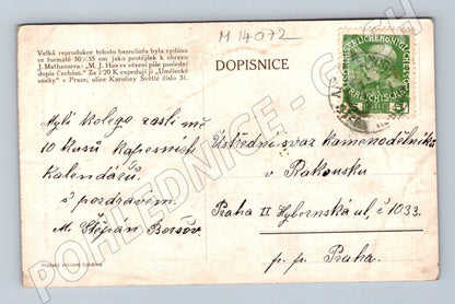 Pohlednice Hus na hranici, Rakousko-Uhersko (M14072)