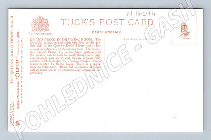 Pohlednice Miniaturní klavír Tuck's Oilette (M14074)