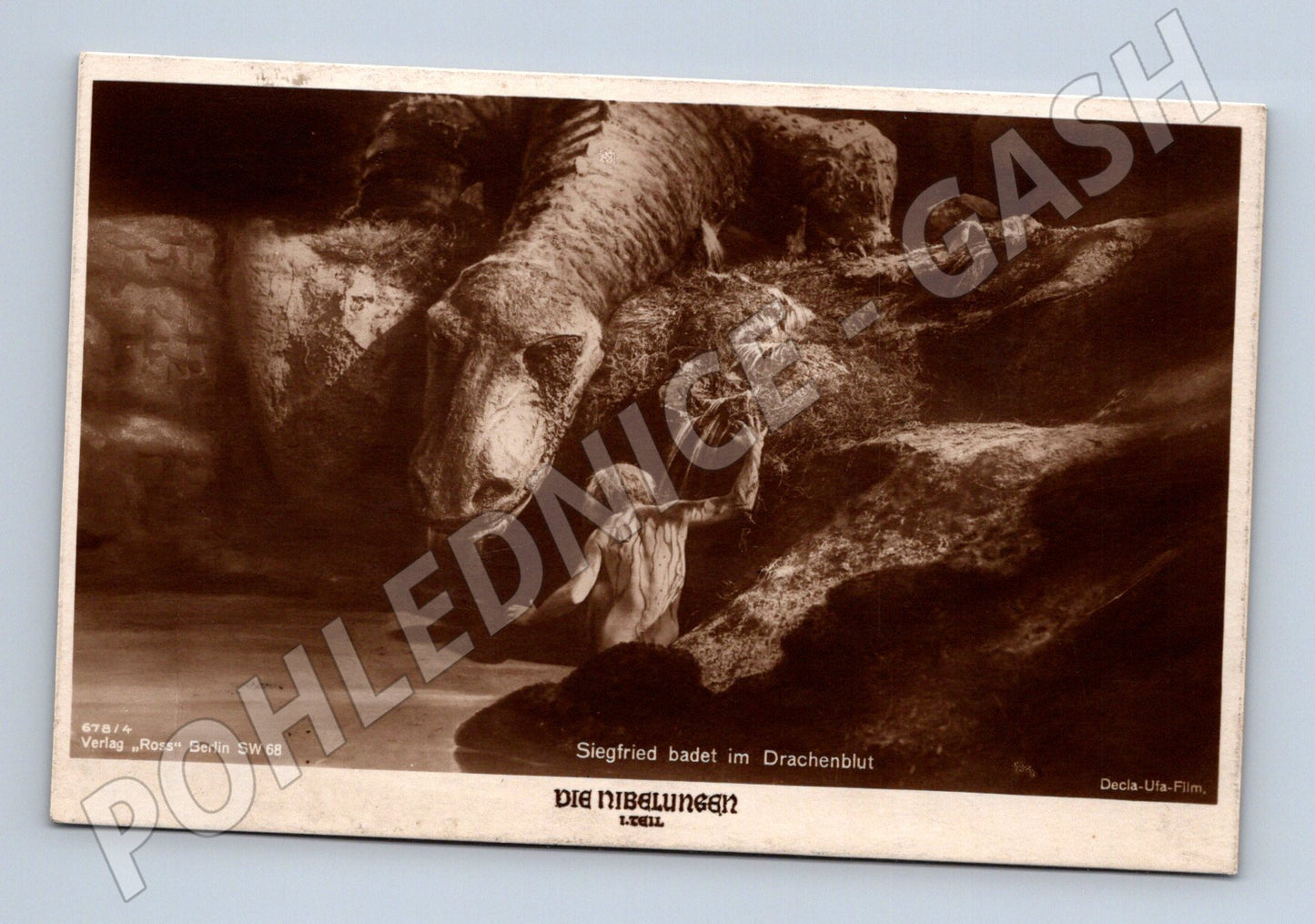 Pohlednice Die Nibelungen Siegfried a dračí krev (M14086)