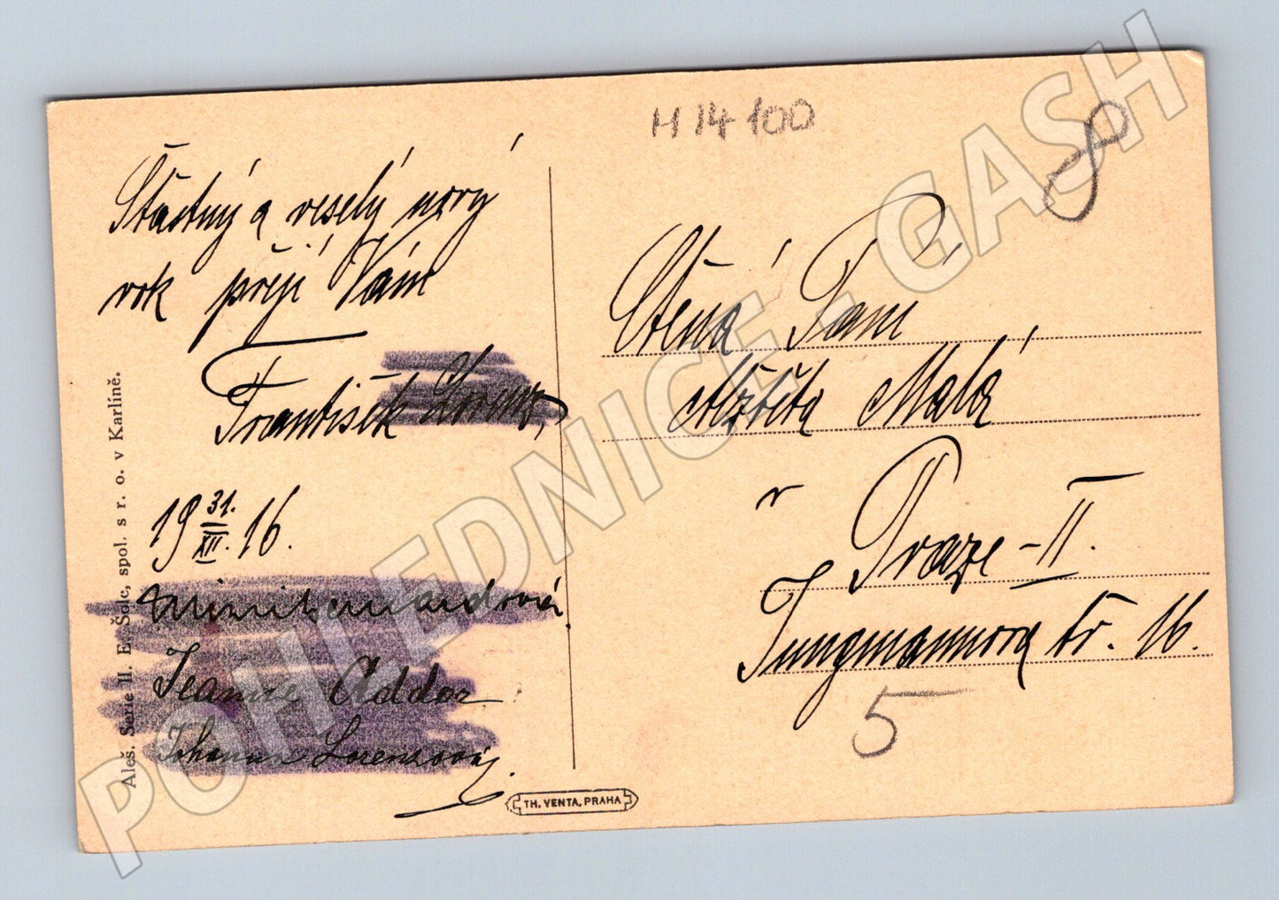 Pohlednice Pivní motiv ČSR 1930s (M14100)