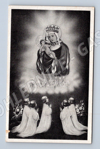 Pohlednice Madona s dítětem Pozdrav ze Staré Boleslavi (M14125)