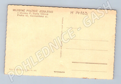 Pohlednice Milostné Pražské Jezulátko (kód M14133)