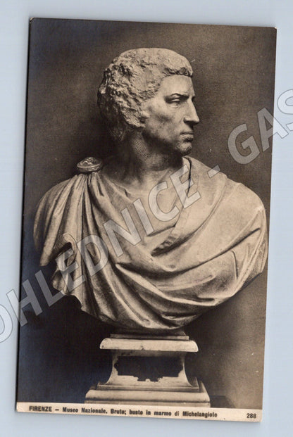 Pohlednice Michelangelo Brutus Museo Nazionale Florencie (M14141)