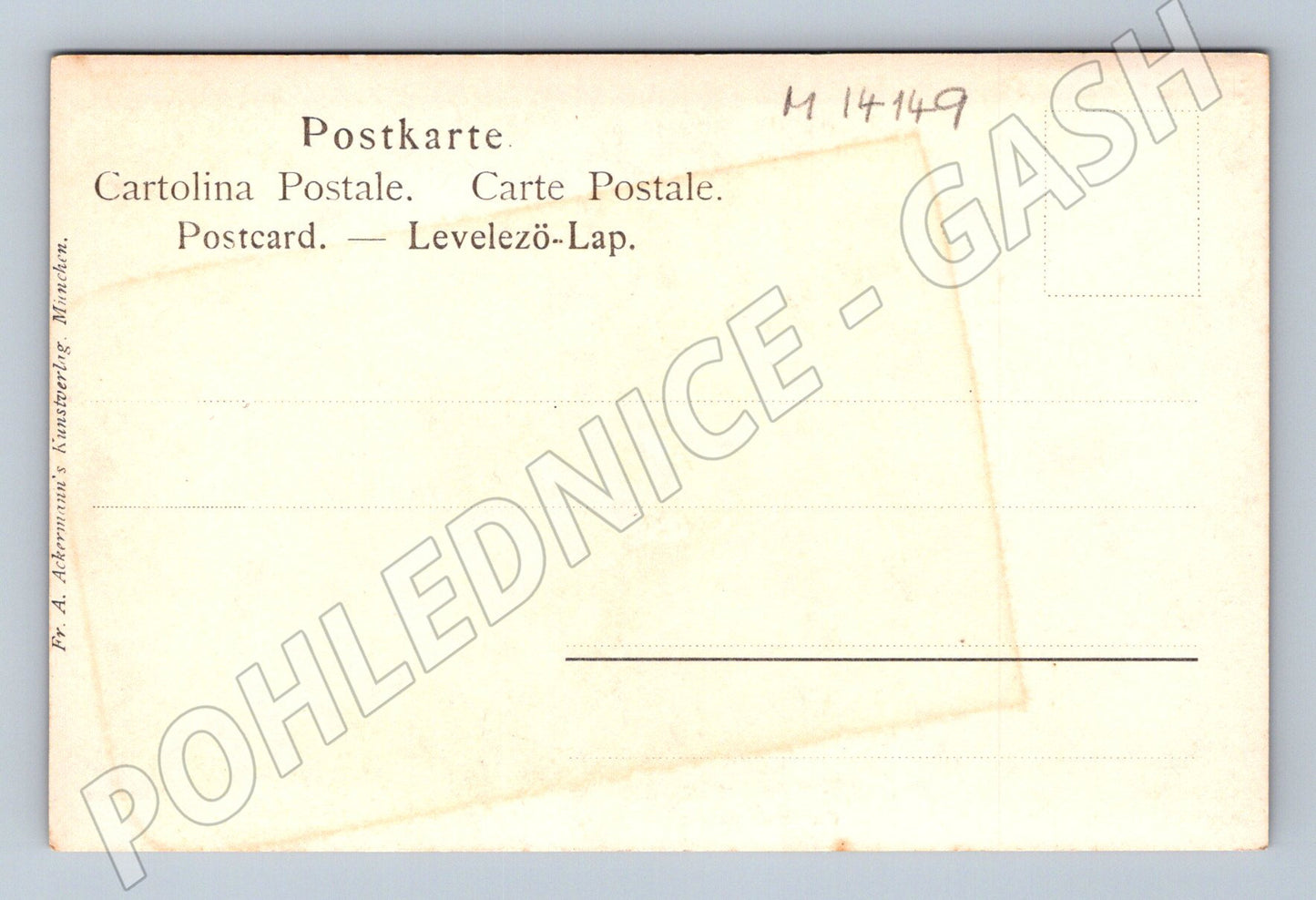 Pohlednice Rubens Früchtkranz (M14149)