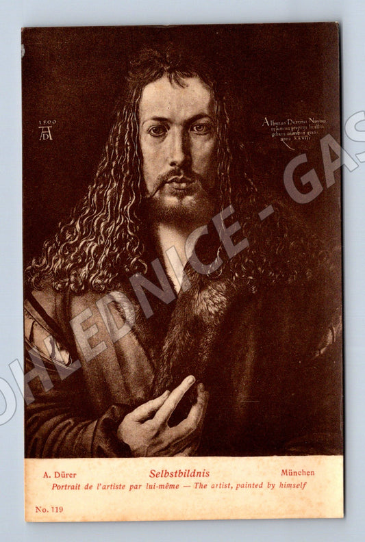 Pohlednice Albrecht Dürer Autoportrét (M14151)