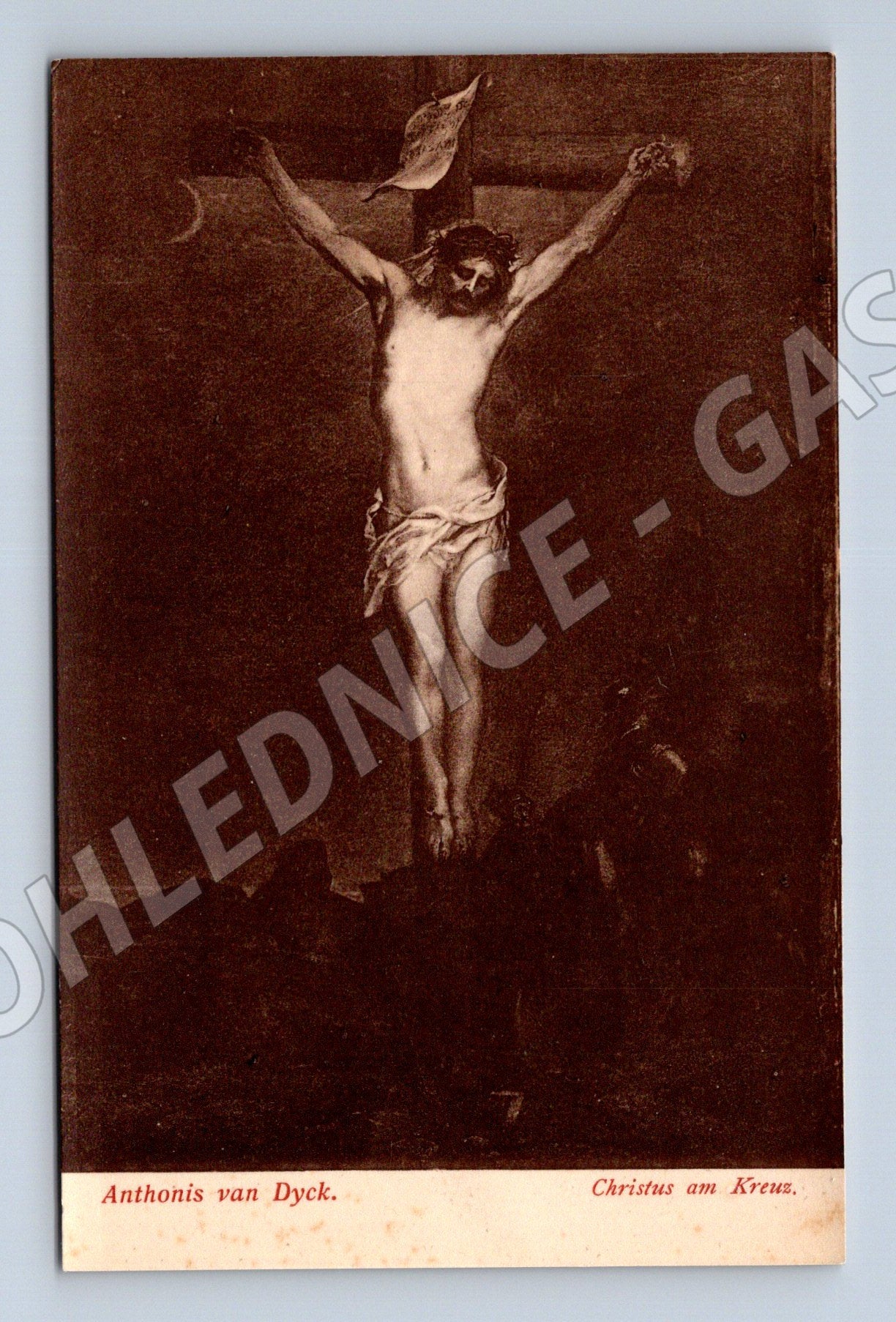 Pohlednice Christus am Kreuz – Anthonis van Dyck (M14152)
