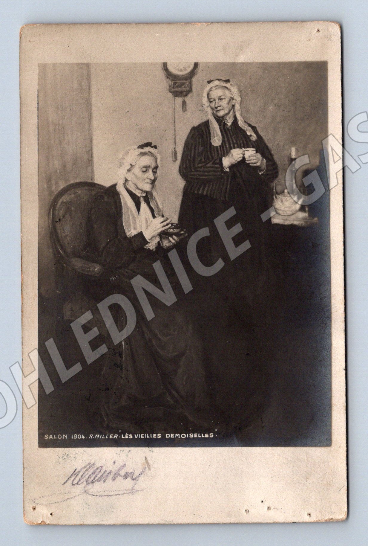 Pohlednice Les Vieilles Demoiselles 1904 – Salon, prošlá (M14160)