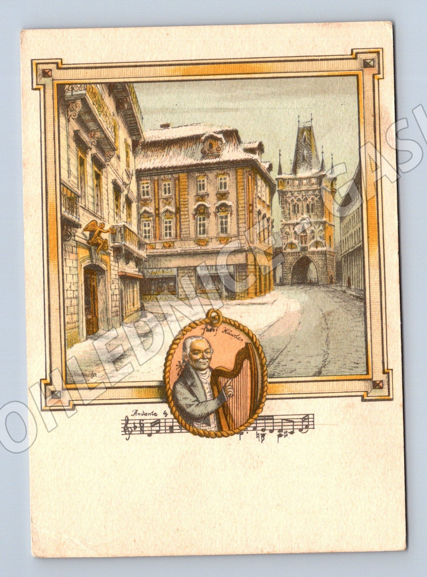 Pohlednice U zlatého Anděla Mozart (M14171)