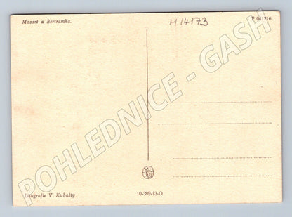 Pohlednice Mozart a Bertramka (M14173)