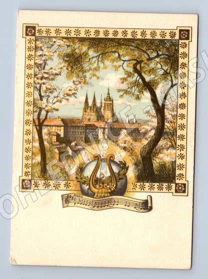 Pohlednice Hradčany Praha Mozartova symfonie (M14181)