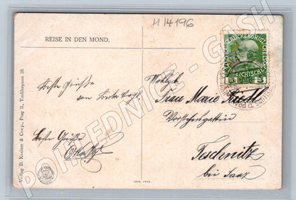 Pohlednice Jubilejní výstava Praha 1908 – zaslaná (M14196)