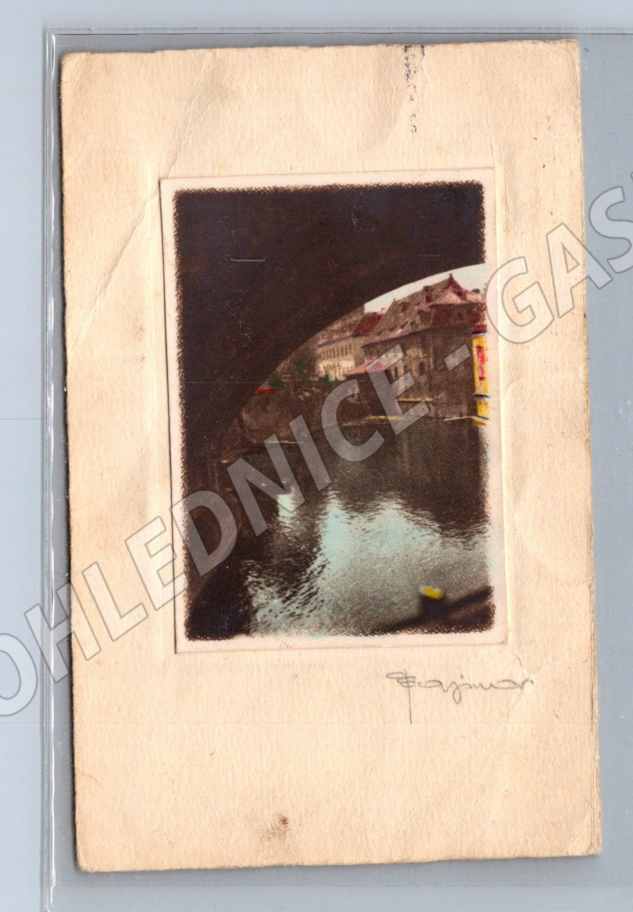Pohlednice Praha 1932 – barevná, Československo (M14206)
