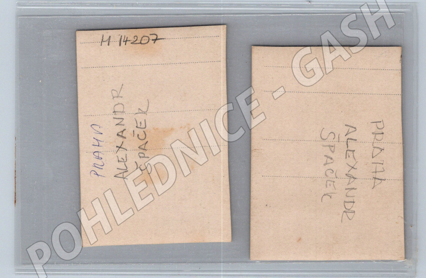 Pohlednice Praha – obchod Alexandr Spáček (M14207)