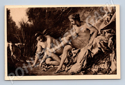 Pohlednice Musée du Louvre – Boucher: Diane au bain (M14223)
