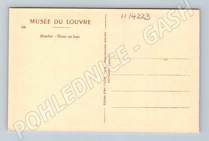 Pohlednice Musée du Louvre – Boucher: Diane au bain (M14223)
