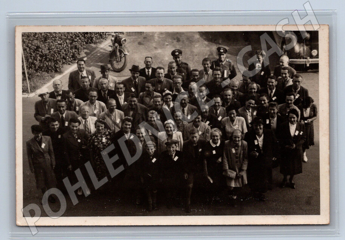 Pohlednice Zlín – historická skupinová fotografie (M14229)