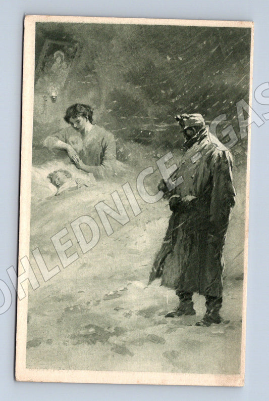 Pohlednice Za vaše blaho bojuji! – historická scéna (M14249)