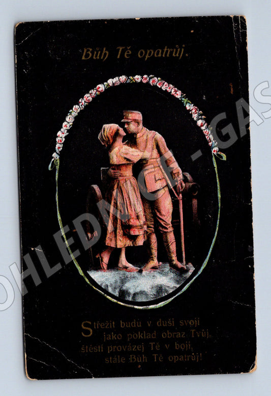 Pohlednice sv. Václav – polní pošta 1918 (M14252)