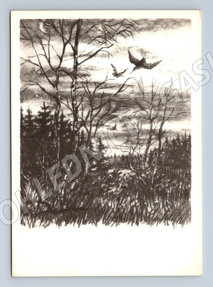 Pohlednice Pozvánka na hon – ptáci, A. Paderlík (M14259)