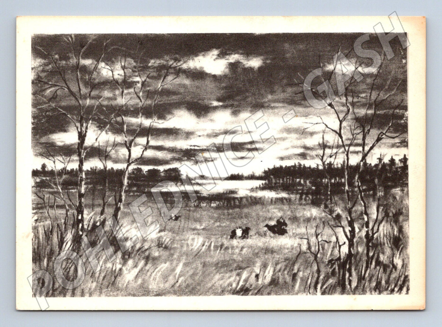 Pohlednice Pozvánka na hon – ilustrace A. Paderlík (M14261)