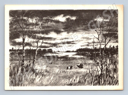 Pohlednice Pozvánka na hon – ilustrace A. Paderlík (M14261)