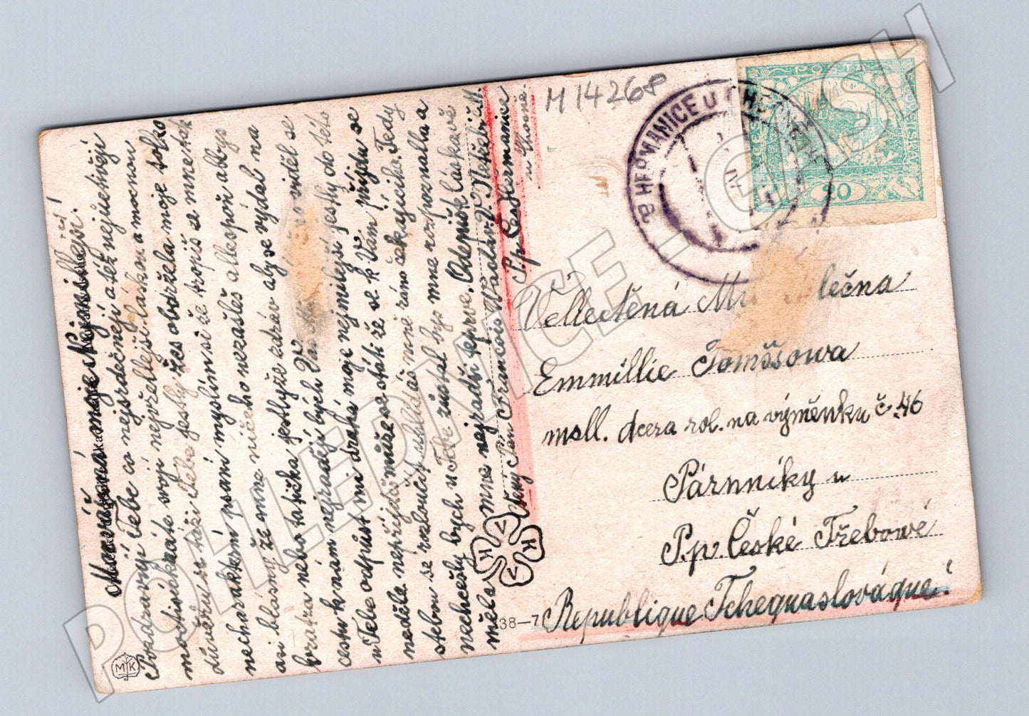 Pohlednice Etnografie Český pár v krojích (M14268)